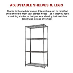 Modular Wire Storage Shelf 900 X 350 X 1800Mm Steel Shelving – Nice N Cheap Variety Store Modular Wire Storage Shelf 900 X 350 X 1800Mm Steel Shelving - Image 12