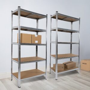 2 X 1.8M Garage Shelving Warehouse Rack Storage Shelves Pallet Racking – Nice N Cheap Variety Store 2 X 1.8M Garage Shelving Warehouse Rack Storage Shelves Pallet Racking - Image 2