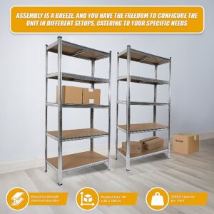 2 X 1.8M Garage Shelving Warehouse Rack Storage Shelves Pallet Racking – Nice N Cheap Variety Store 2 X 1.8M Garage Shelving Warehouse Rack Storage Shelves Pallet Racking - Image 10