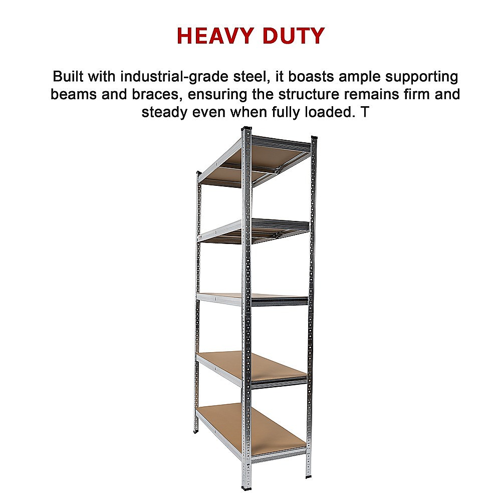 2 X 1.8M Garage Shelving Warehouse Rack Storage Shelves Pallet Racking – Nice N Cheap Variety Store 2 X 1.8M Garage Shelving Warehouse Rack Storage Shelves Pallet Racking - Image 12