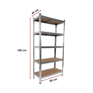2 X 1.8M Garage Shelving Warehouse Rack Storage Shelves Pallet Racking – Nice N Cheap Variety Store 2 X 1.8M Garage Shelving Warehouse Rack Storage Shelves Pallet Racking - Image 13