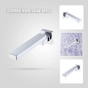 Bath In Wall Swivel Spout In Polished Chrome Finish - Image 7