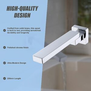 Bath In Wall Swivel Spout In Polished Chrome Finish - Image 10