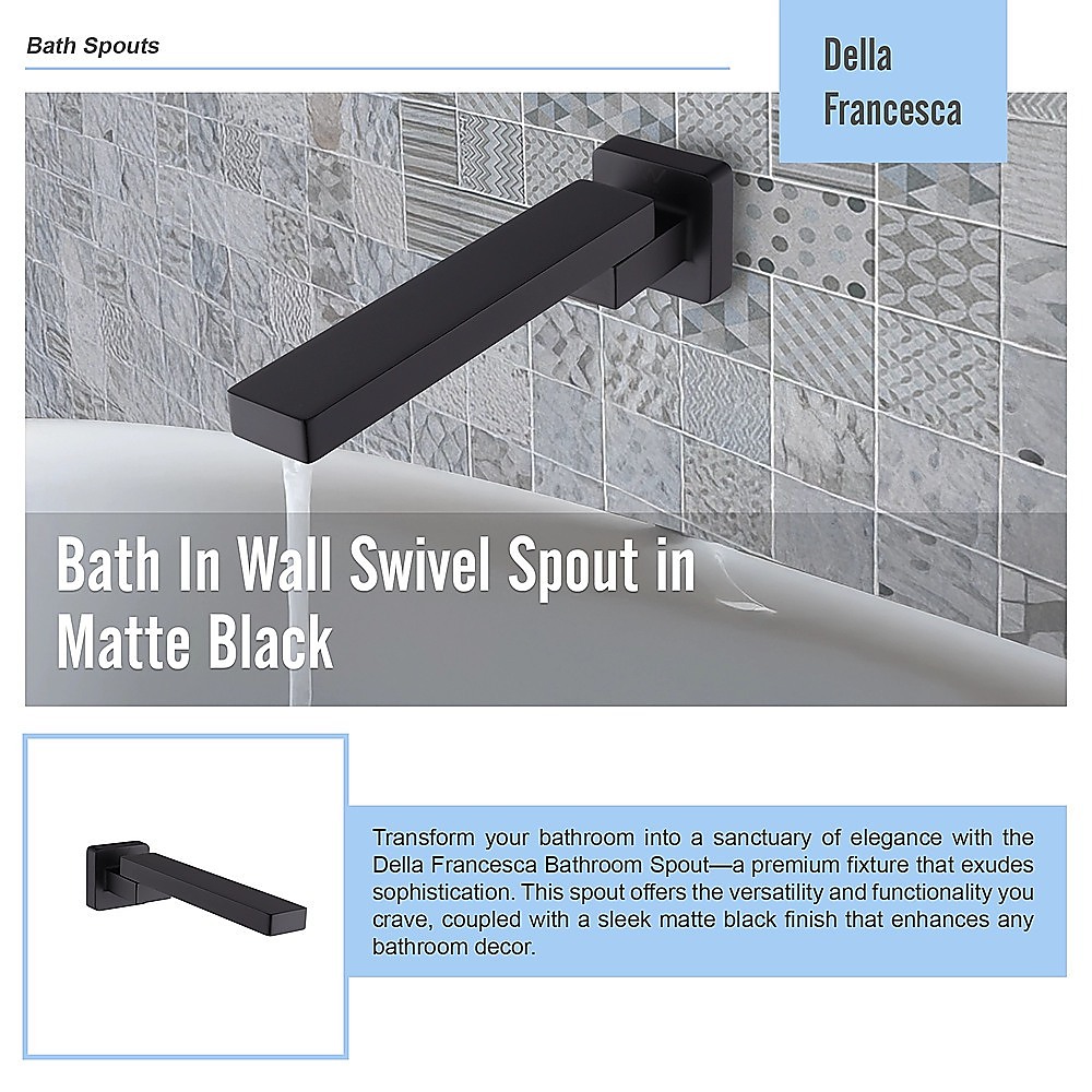 Bath In Wall Swivel Spout In Matte Black – Nice N Cheap Variety Store Bath In Wall Swivel Spout In Matte Black - Image 10