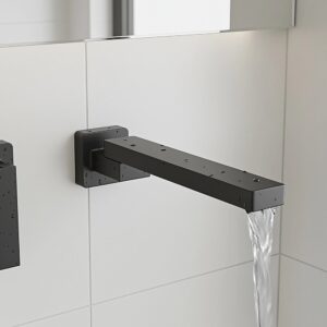 Bath In Wall Swivel Spout In Matte Black – Nice N Cheap Variety Store Bath In Wall Swivel Spout In Matte Black - Image 6