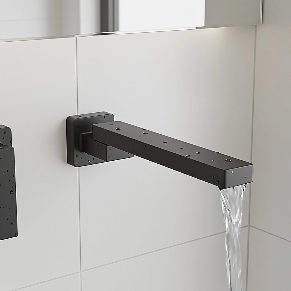 Bath In Wall Swivel Spout In Matte Black – Nice N Cheap Variety Store Bath In Wall Swivel Spout In Matte Black - Image 6
