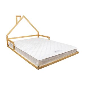 Pine Wood Floor Bed House Frame For Kids And Toddlers - Image 7