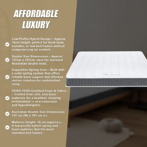 Double Memory Foam Mattress – Oeko-Tex® Textile &Amp; Certipur-Us® Certified Foam - Image 12
