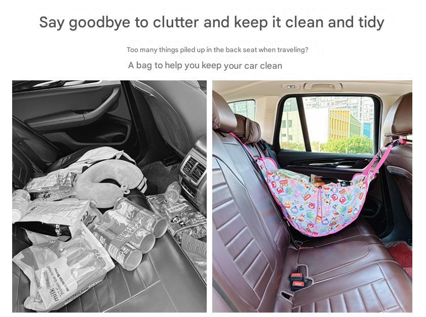 Green Car Back Seat Organizer Hammock - Portable Storage Solution – Nice N Cheap Variety Store Green Car Back Seat Organizer Hammock - Portable Storage Solution - Image 4
