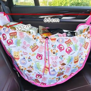 Nevy Blue Car Back Seat Organizer Hammock - Portable Storage Solution - Image 2