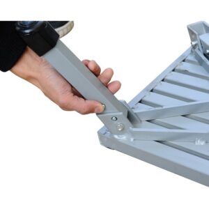 Heavy Duty Aluminum Folding Step Stool - Portable Rv Platform And Work Bench With Non-Slip Surface - Collapsible Multi-Purpose Step For Camping, Home, And Outdoor Use - Image 7
