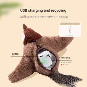 Interactive Flapping Wing Bird Toy For Cats &Amp; Dogs – Nice N Cheap Variety Store Flapping Bird Toy