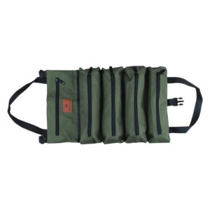 Heavy-Duty Canvas Tool Roll Up Bag &Amp; Organizer Tote - Multi-Pocket Wrench &Amp; Tool Pouch(Blue) – Nice N Cheap Variety Store Heavy-Duty Canvas Tool Roll Up Bag &Amp; Organizer Tote - Multi-Pocket Wrench &Amp; Tool Pouch(Blue) - Image 5