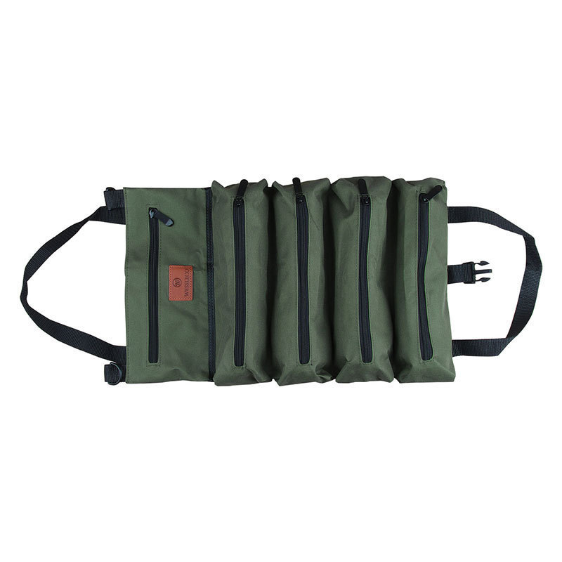 Heavy-Duty Canvas Tool Roll Up Bag &Amp; Organizer Tote - Multi-Pocket Wrench &Amp; Tool Pouch(Blue) – Nice N Cheap Variety Store Heavy-Duty Canvas Tool Roll Up Bag &Amp; Organizer Tote - Multi-Pocket Wrench &Amp; Tool Pouch(Blue) - Image 5