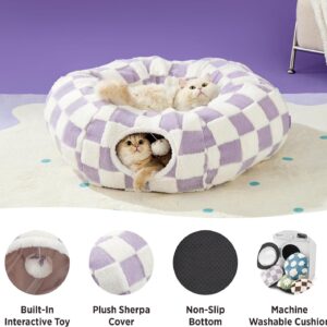 Green Daisy Cat Tunnel Bed 80Cm - 2-In-1 Pet Play &Amp; Sleep – Nice N Cheap Variety Store Cat Tunnel Bed