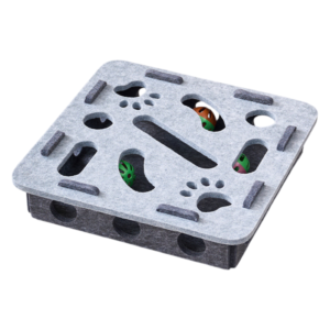 Felt Puzzle Box Cat Toy