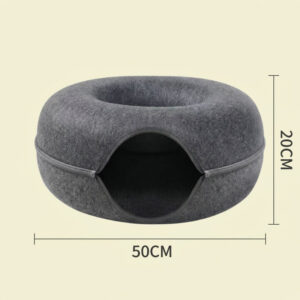 Felt Donut Cat Bed
