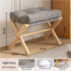 Light Grey Foldable Ottoman &Amp; Padded Footstool With Velcro Stability - Cotton Linen Portable Office Leg Rest &Amp; Entryway Shoe Stool – Nice N Cheap Variety Store Light Grey Foldable Ottoman &Amp; Padded Footstool With Velcro Stability - Cotton Linen Portable Office Leg Rest &Amp; Entryway Shoe Stool Product Image Nice N Cheap Variety Store