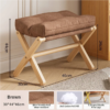 Brown Foldable Ottoman &Amp; Padded Footstool With Velcro Stability - Cotton Linen Portable Office Leg Rest &Amp; Entryway Shoe Stool – Nice N Cheap Variety Store Brown Foldable Ottoman &Amp; Padded Footstool With Velcro Stability - Cotton Linen Portable Office Leg Rest &Amp; Entryway Shoe Stool Product Image Nice N Cheap Variety Store
