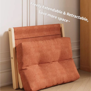 Brown Foldable Ottoman &Amp; Padded Footstool With Velcro Stability - Cotton Linen Portable Office Leg Rest &Amp; Entryway Shoe Stool – Nice N Cheap Variety Store Brown Foldable Ottoman &Amp; Padded Footstool With Velcro Stability - Cotton Linen Portable Office Leg Rest &Amp; Entryway Shoe Stool - Image 4