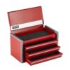 Metal Tool Box, 8.6-Inch, Portable Metal Tool Box With 3 Drawers, Small Tool Chest With Eva Liners And Pp Feet Pads, Heavy-Duty Steel With Ball Bearing Opening And Powder Coated Finish, Red – Nice N Cheap Variety Store Metal Tool Box, 8.6-Inch, Portable Metal Tool Box With 3 Drawers, Small Tool Chest With Eva Liners And Pp Feet Pads, Heavy-Duty Steel With Ball Bearing Opening And Powder Coated Finish, Red Product Image Nice N Cheap Variety Store
