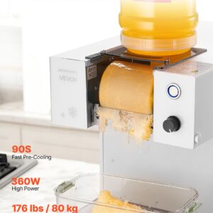 Snowflake Ice Machine, 80Kg/24H Snowflake Ice Maker, Ice-Shaver Machine With Stainless Steel Blade, Electric Snow Cone Maker With 1.8L Tank, 90S Fast Pre-Cooling, For Home &Amp; Small Gatherings - Image 2
