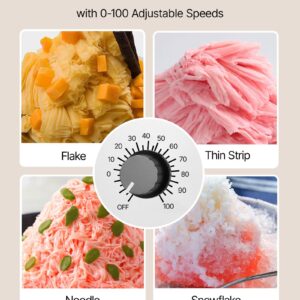 Snowflake Ice Machine, 80Kg/24H Snowflake Ice Maker, Ice-Shaver Machine With Stainless Steel Blade, Electric Snow Cone Maker With 1.8L Tank, 90S Fast Pre-Cooling, For Home &Amp; Small Gatherings - Image 3