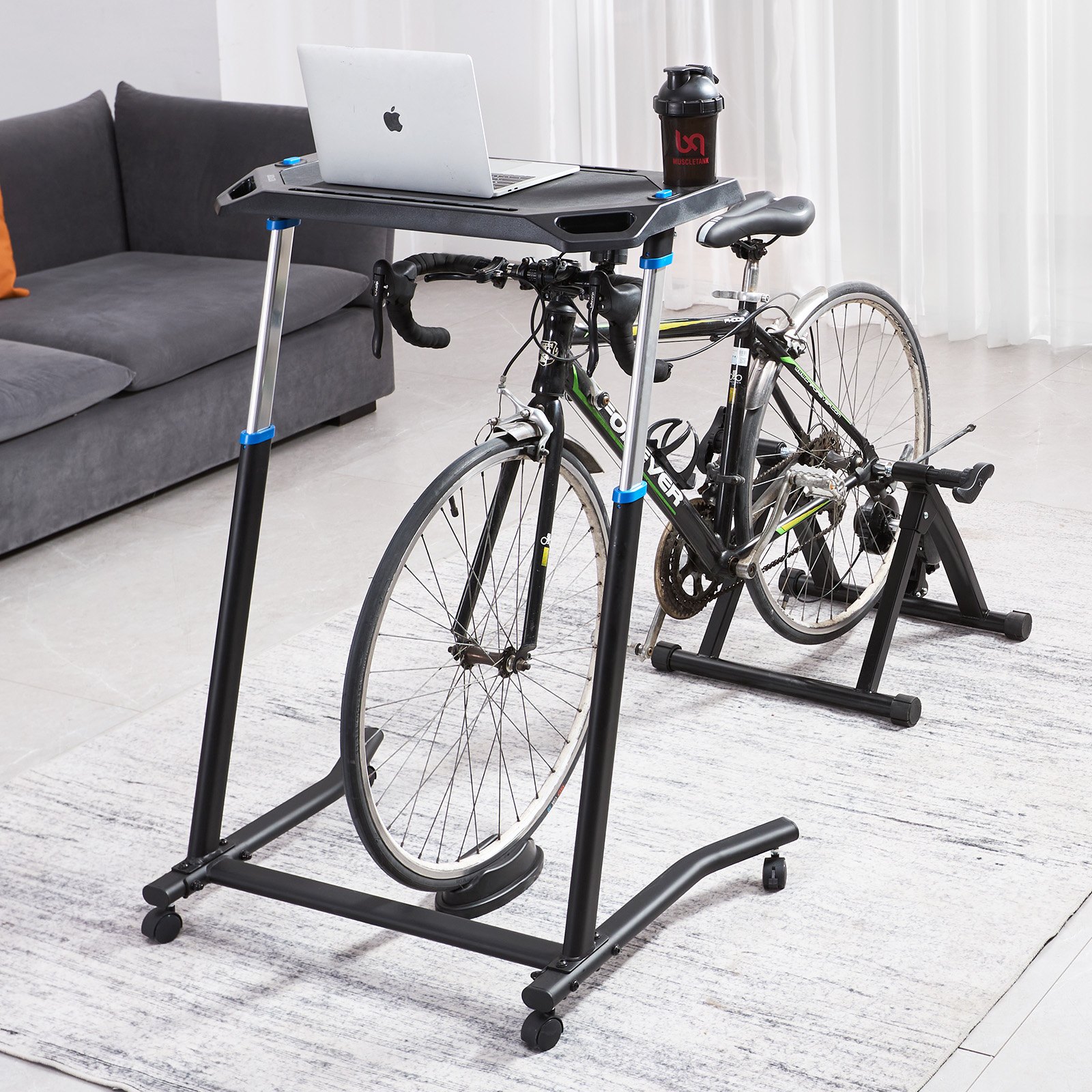 Mobile Cycling Desk Foldable Bike Trainer Fitness Desk With Lockable Wheel – Nice N Cheap Variety Store Mobile Cycling Desk Foldable Bike Trainer Fitness Desk With Lockable Wheel - Image 8