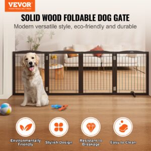 Freestanding Pet Gate 32X96.5 Inch | Foldable Brown – Nice N Cheap Variety Store Freestanding Pet Gate
