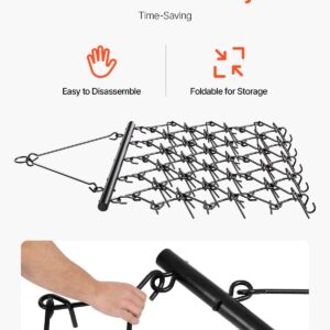 Drag Harrow, 5 X 4.5 Ft Durable Chain Harrow With 60 Sharp Teeth, Suitable For Atv Utv Tractor, Ideal For Soil Preparation, Seeding, Smoothing Landscapes, And Yard Gravel Driveway Maintenance – Nice N Cheap Variety Store Drag Harrow, 5 X 4.5 Ft Durable Chain Harrow With 60 Sharp Teeth, Suitable For Atv Utv Tractor, Ideal For Soil Preparation, Seeding, Smoothing Landscapes, And Yard Gravel Driveway Maintenance - Image 5