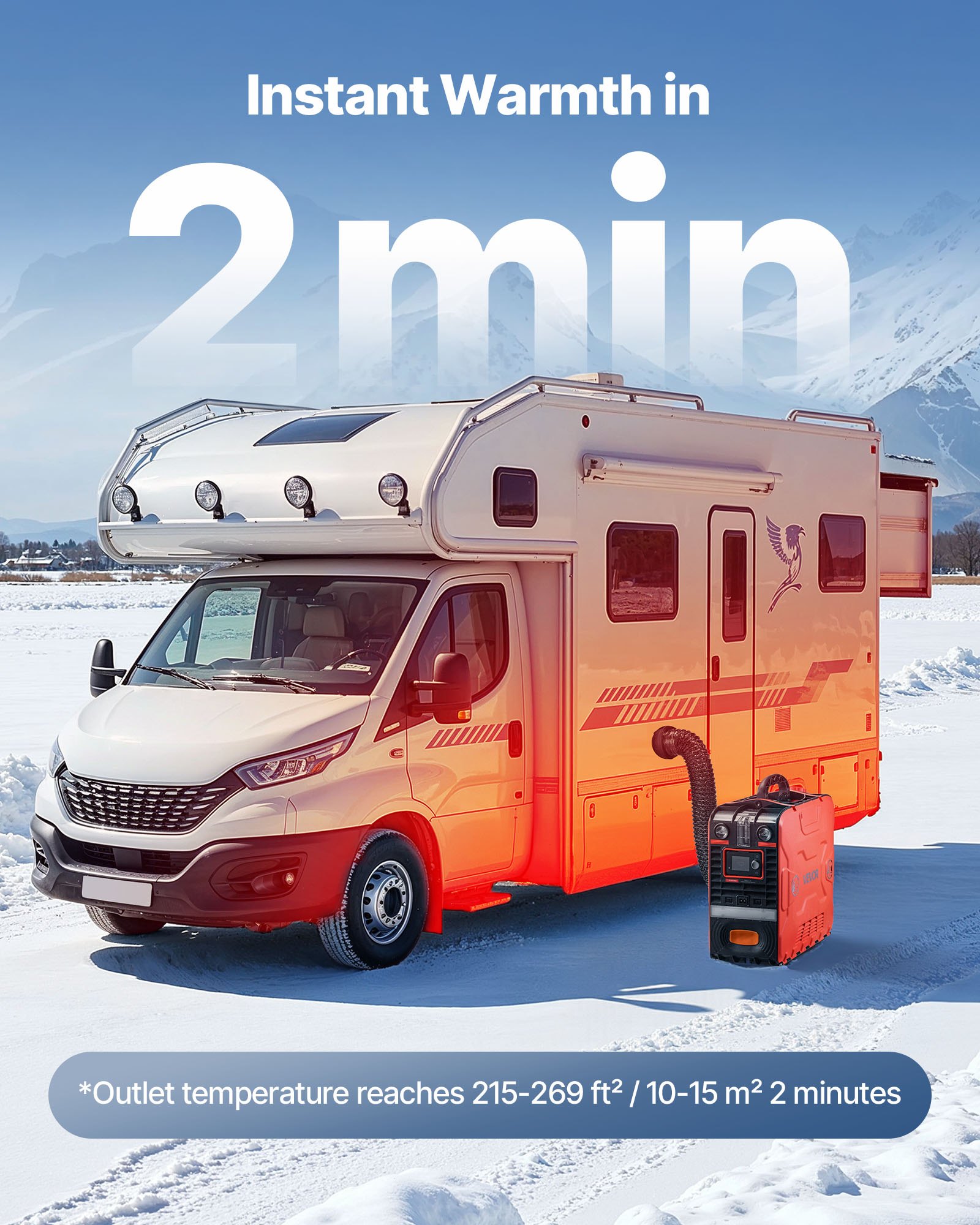 Diesel Heater, 8Kw, Dc 12V, All In One Portable Diesel Air Heater With Bluetooth App Control, Remote Control And Lcd Screen, 4.5 L Fuel Tank For Vehicles, Vans, Rvs, Campers, And Garages – Nice N Cheap Variety Store Diesel Heater, 8Kw, Dc 12V, All In One Portable Diesel Air Heater With Bluetooth App Control, Remote Control And Lcd Screen, 4.5 L Fuel Tank For Vehicles, Vans, Rvs, Campers, And Garages - Image 6
