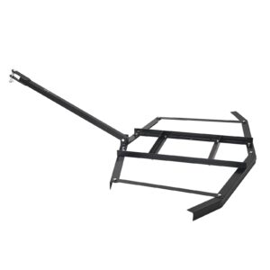 Drag Harrow, 66&Quot; Width Tow Behind Drag Harrow, Q235 Steel Driveway Grader With Adjustable Bars &Amp; Pin Hitch, Support Up To 50 Lbs, Tractor Driveway Harrow For Atvs, Utvs, Garden Lawn Tractors - Image 9