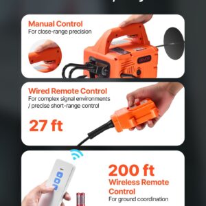 3-In-1 Electric Hoist Winch, 500 Kg Capacity, 1500W Portable Electric Power Winch, 7.6 M Lifting Height, 5 M/Min With Manual, Wired &Amp; Wireless Remote Control For Factory, Warehouss, Garage - Image 4