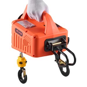 3-In-1 Electric Hoist Winch, 500 Kg Capacity, 1500W Portable Electric Power Winch, 7.6 M Lifting Height, 5 M/Min With Manual, Wired &Amp; Wireless Remote Control For Factory, Warehouss, Garage - Image 11