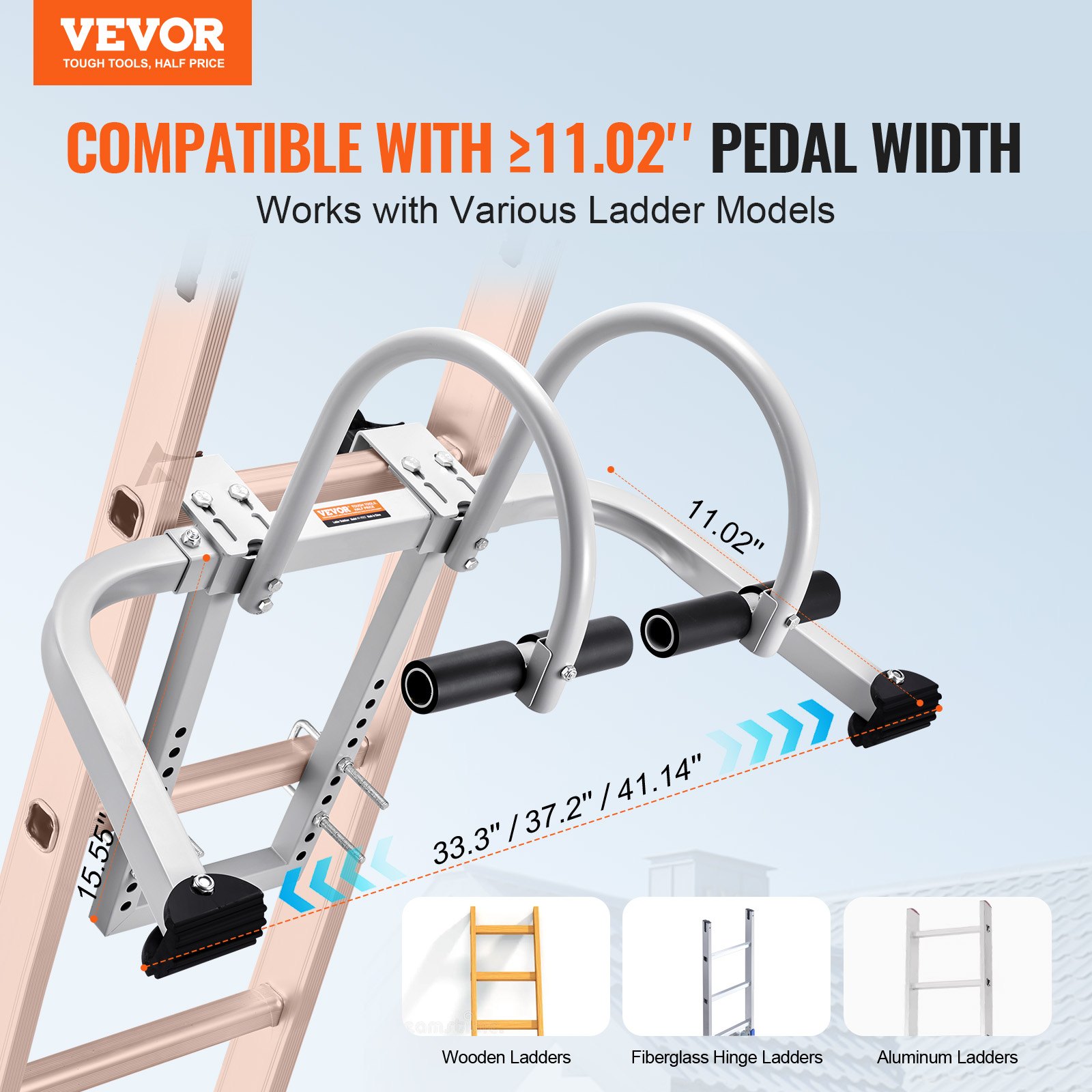 Ladder Stabilizer | 2-In-1 Extension Wall Standoff Hook – Nice N Cheap Variety Store Ladder Stabilizer