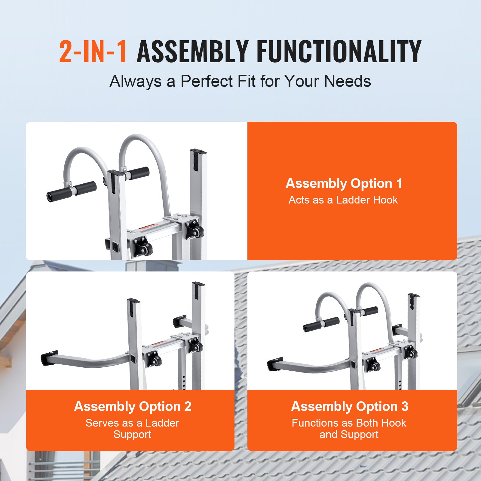 Ladder Stabilizer | 2-In-1 Extension Wall Standoff Hook – Nice N Cheap Variety Store Ladder Stabilizer