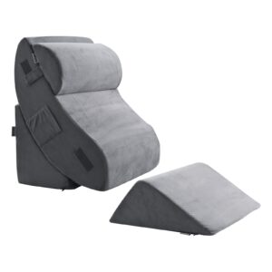 Bed Wedge Pillow Set