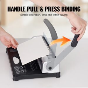 Binding Machine, Comb Binding Machine 21-Holes Binding 450 Sheets, Book Binder Machine With 100 Pcs 3/8'' Comb Binding Spines, For Letter Size, A4, A5 – Nice N Cheap Variety Store Binding Machine, Comb Binding Machine 21-Holes Binding 450 Sheets, Book Binder Machine With 100 Pcs 3/8'' Comb Binding Spines, For Letter Size, A4, A5 - Image 4