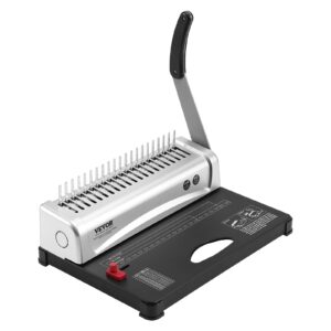 Binding Machine, Comb Binding Machine 21-Holes Binding 450 Sheets, Book Binder Machine With 100 Pcs 3/8'' Comb Binding Spines, For Letter Size, A4, A5 – Nice N Cheap Variety Store Binding Machine, Comb Binding Machine 21-Holes Binding 450 Sheets, Book Binder Machine With 100 Pcs 3/8'' Comb Binding Spines, For Letter Size, A4, A5 - Image 11