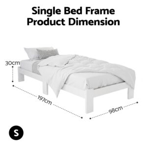 Single Wooden Bed Frame