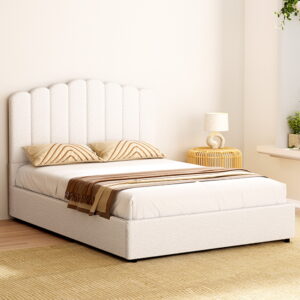 Artiss Bed Frame Double Size Boucle FION product image
