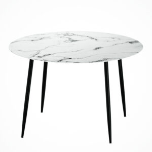 Artiss Dining Table Round Marble Effect 110CM product image