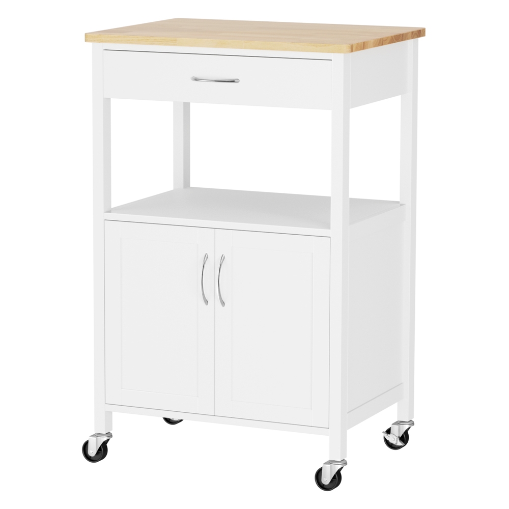 Artiss Kitchen Island Trolley 60Cm | Storage &Amp; Serving – Nice N Cheap Variety Store Artiss Kitchen Island Trolley Rolling Serving Cart Storage Drawer Cupboard 60Cm Product Image