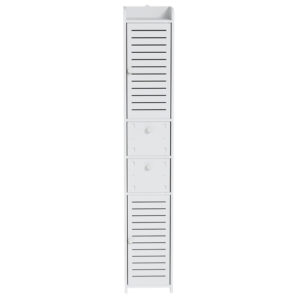 Artiss Slim Bathroom Storage Cabinet Tallboy – Nice N Cheap Variety Store Artiss Bathroom Toilet Storage Cabinet Laundry Tallboy Cupboard Slim Corner Product Image