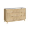 Artiss 6-Drawer Pine Dresser Table – Nice N Cheap Variety Store Artiss 6 Chest Of Drawers Dresser Table Pine Product Image