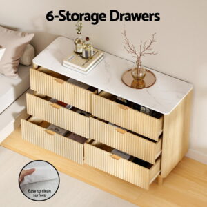 Artiss 6 Chest Of Drawers Dresser Table Pine Product Image
