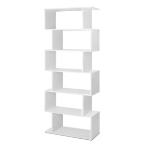 Artiss Riva White 6-Tier Bookshelf – Nice N Cheap Variety Store Artiss Bookshelf 6 Tiers - Riva White Product Image