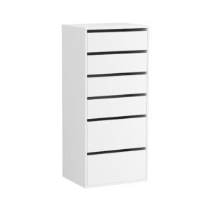 Artiss 6 Chest of Drawers Dresser Tallboy White product image