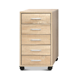Artiss 5-Drawer Filing Cabinet | Office Storage Organiser – Nice N Cheap Variety Store Artiss Filing Cabinet 5 Drawer Office Storage Organiser Product Image