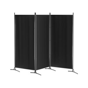 Artiss 3 Panel Room Divider Screen 260x180cm Fabric Black product image